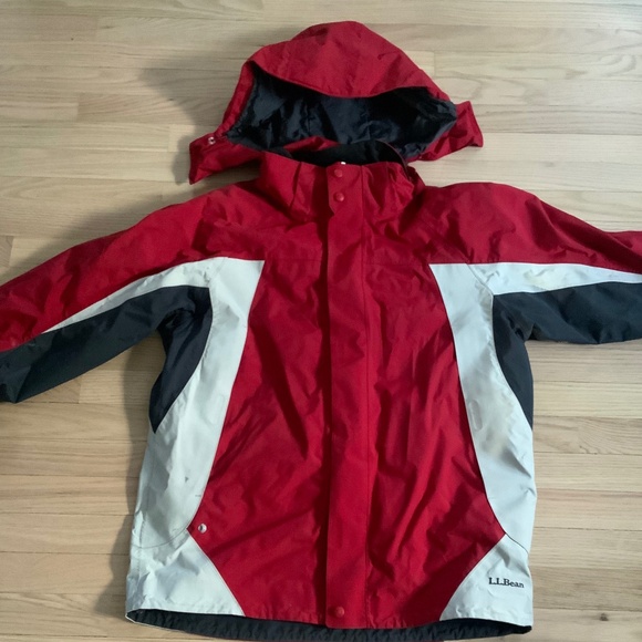 LL Bean Red Men’s Jacket Size Med Ski jacket - Picture 1 of 7